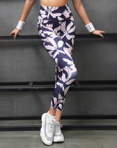 Wholesale OEM Manufactured Custom Brand Logo Printed Sports Activewear Fitness Gym Pants Women's <b>Leggings</b> - Product Image 4
