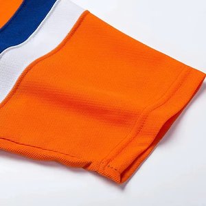 Uniforme de hockey personnalisé avec logo d'équipe coloré, sublimation complète, t-shirt à manches longues en mesh respirant pour homme - Product Image 4
