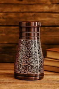 100% Pure <b>Copper</b> Water <b>Bottle</b> For Daily Use For Shaking And Car Durable <b>Copper</b> <b>Drinking</b> <b>Bottle</b> - Product Image 4