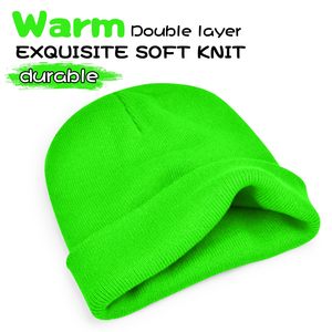 Gorro de Invierno de Acrílico Personalizado de Calidad con Logotipo Jacquard, Diseño de Doble Capa Tejida con Puño, Unisex, Venta al Por Mayor - Product Image 2