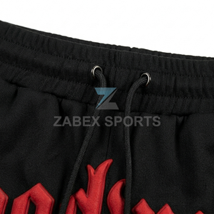Pantalones Cortos Deportivos de Malla con Estampado de Llamas, de Secado Rápido, para Baloncesto, Entrenamiento y Uso Casual, OEM ODM Premium Streetwear, en Pakistán - Product Image 4