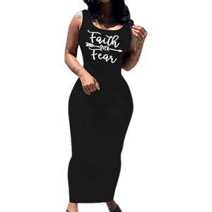 Women <b>Sexy</b> Bodycon Tank Maxi Dress Sleeveless Spandex Long Clubwear Summer Elegant Solid Color Slim Fit Beachwear <b>Sundress</b> - Product Image 1