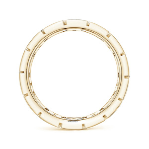 Anillos de Boda Clásicos de Lujo en Oro Amarillo con Diamantes Negros Naturales, Oro de 10K, 14K, 18K, Plata 925, 935, Unisex - Product Image 4