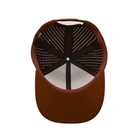Casquette de golf personnalisée sur mesure avec logo privé, 6 panneaux, trous découpés au laser, fermeture snapback en plastique, Injae Vina Golf VN