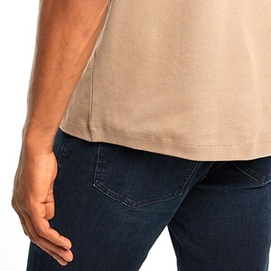 Haute qualité 100% coton hommes T-Shirt de gymnastique séchage rapide élastique luxe Fitness vêtements solide en gros Logo imprimé T-Shirt - Product Image 6