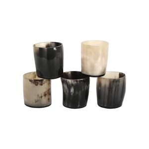 Handmade Rustic Horn Juice Tumbler Eco Friendly Sustainable Dining <b>Drinkware</b> Product - Product Image 5