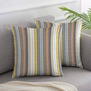 Best Selling Luxury Cotton Pillow Cover Durable <b>Cushion</b> Case Custom Printed for Sofa Living Room Decor - Product Image 1