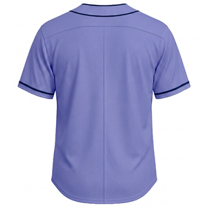Nouveau style de maillot de baseball pour hommes, personnalisable avec le nom de l'équipe, design imprimé par sublimation, respirant, séchage rapide, grande taille, manches courtes - Product Image 5