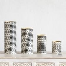 Bone Inlay Buffalo Bone Horn <b>Flower</b> Planter Handmade Shape Art Deco Style Floor Vase Home Decoration Luxury Diwali Product - Product Image 3