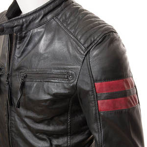 Chaqueta de Lona y Cuero Estilo Urbano con Puños Ajustables, Múltiples Bolsillos Laterales y Logotipo Frontal - Invierno - Product Image 5