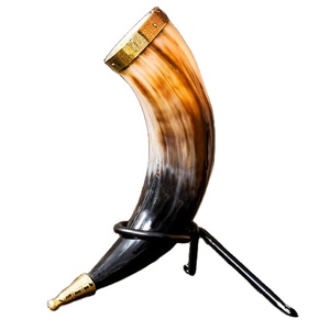 ฮอร์นไวกิ้งฮอร์นแฮนด์เมดแบบพรีเมียมเป็นมิตรต่อสิ่งแวดล้อมอาหารปลอดภัยสำหรับสัตว์และนางฟ้าสไตล์อินเดีย - Product Image 1