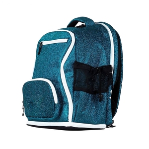 Lightweight for <b>Pink</b> Glitter Backpack with Rainbow Shiny Sports Style Zipper Closure Strap Carrying System for Unisex School - Product Image 2