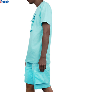 Ensemble short cargo imprimé respirant et confortable pour l'été, personnalisable, grande taille pour hommes, séchage rapide, ensemble 2 pièces pour le jogging - Product Image 5