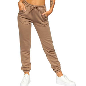 Pantalones deportivos para mujer en venta, pantalones de mujer con servicio OEM, pantalones de chándal básicos de forro polar grueso de color personalizado para mujer al por mayor - Product Image 1