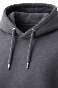 Sweat à capuche personnalisé en tissu brun uni |   Sweat-shirt à capuche en coton et polyester épais |   Sweat à capuche unisexe OEM ODM - Product Image 6