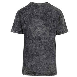 Camiseta de corte holgado con logo personalizado impreso y lavado ácido para hombre, de alta calidad, manga corta, 100% algodón, camiseta de hombre con lavado ácido. - Product Image 2