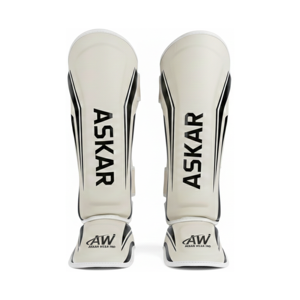 Customized Wholesale Professional Wears Leather Shin Pads For Martial Arts Training Durable Shock Absorption <b>Foam</b> <b>Padding</b> - Product Image 2