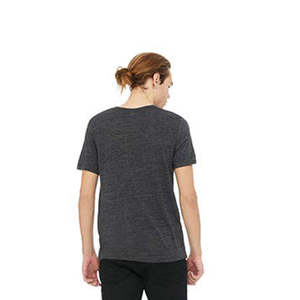 เสื้อยืดแขนสั้นผ้าแคนวาสพิมพ์ลายทรงหลวมสำหรับผู้ชาย ผ้าฝ้าย 100% แบบย้อมสี-สามารถปรับแต่งได้ ระบายอากาศดี ขายส่ง - Product Image 5