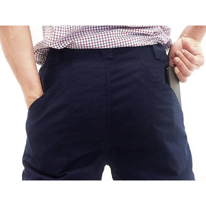 FR Pants for Men Cargo Pockets Flame Resistant 100% Cotton <b>Elastic</b> Waist <b>Work</b> Pants Heat Resistant Welding <b>Trouser</b> - Product Image 6