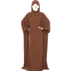 Vestido Modesto de Tela Nida con Diseño Personalizado al por Mayor, Nuevo Modelo de Abaya Pakistaní para Mujer, Vestido Abaya Musulmán al por Mayor de Dubái - Product Image 6