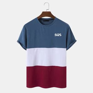 Trendy Men T-Shirts Fashionable Durable Cotton Blend Perfect For Casual Wear Outdoor Activities And Stylish Everyday Looks - Product Image 1