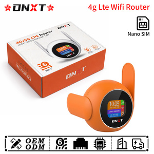 Dnxt 4g Router 2.4ghz 300mbps Wifi 6 Router <b>Mini</b> Wifi Lte Cat4 4g Router Lcd <b>Usb</b> Type-C 4g Router With Sim Card Slot Work Use - Product Image 1