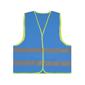 เสื้อกั๊กสะท้อนแสงสีน้ำเงินกรมท่าราคาประหยัดสำหรับผู้ชาย พร้อมโลโก้สั่งทำ ชุดทำงานแฟชั่นสำหรับงานก่อสร้างบนถนน - Product Image 1