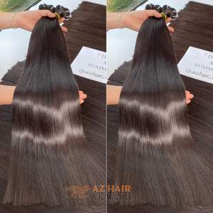 Fastly to Ship Super Double Drawn Bone Straight Disponible 20,22,24 ''Extensions de cheveux humains vietnamiens bruts non traités - Product Image 6