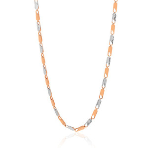Chaîne pour homme en or rose 18 carats, 11,530 g, taille standard, collier en or véritable pour hommes, chaîne à maillons de luxe, bijoux fins, élégant accessoire pour le cou - Product Image 5