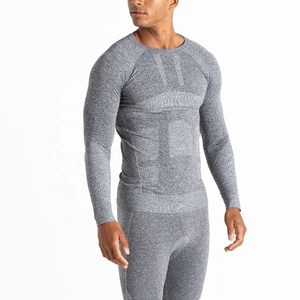 Ensemble de sous-vêtements thermiques en polaire pour homme, respirant et confortable, couche de base d'hiver fine et respirante, logo personnalisé pour homme - Product Image 2