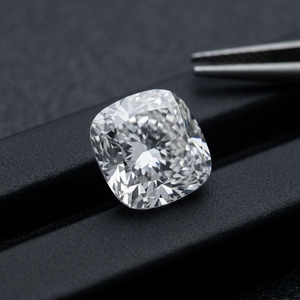 Diamante Sintético Certificado IGI de la Marca RAMAA, CVD HPHT, 1ct 2ct 3ct, E VVS VS1, Corte Solitario, Corte Cojín, Diamante Cultivado en Laboratorio, Corte Excelente - Product Image 1