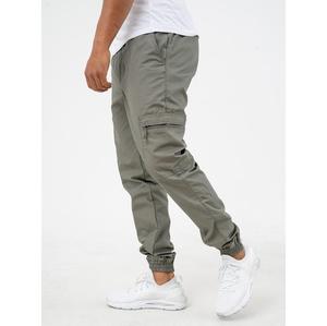 Pantalones Cargo Casuales de Lona para Hombre, Talla Grande, Cintura Alta, Multibolsillos, Resistentes al Agua, Holgados, para Pesca y Viajes - Product Image 6