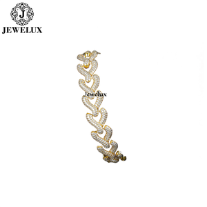 High Demand Exclusive Moissanite Tennis <b>Bracelet</b> for Unisex with High Clarity Round Cut Stones Gift Option Gold/<b>Silver</b> Plated - Product Image 1