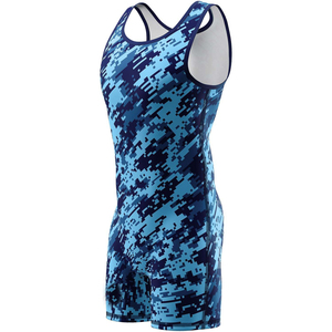 Trajes de Lucha Unisex de Spandex y Poliéster, Compresivos, Duraderos, para Entrenamiento de Powerlifting, Servicio OEM - Product Image 1