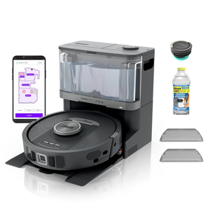 Shark PowerDetect 2-in-1 Robot Vacuum and <b>Mop</b> <b>Floor</b> Cleaning Robot With NeverTouch Base App Controlled for Pet Hair Home Hotel - Product Image 4