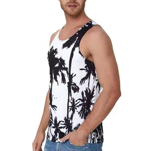 OEM Custom 100% Cotton Heavyweight Training <b>Vest</b> Bodybuilding Muscle Fitness <b>Stringer</b> Running Singlet Gym Tank Top for Men - Product Image 6
