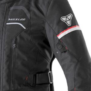 Veste de tourisme longue en textile pour hommes, résistante à l'abrasion, protection CE niveau 1 2, fabricant OEM, fournisseur en gros - Product Image 5