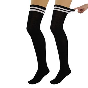 Calze da donna in maglia al ginocchio, 1 paio di calze lunghe calde sopra il ginocchio - Product Image 3