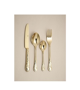 Juego de cubiertos de metal inoxidable de alta calidad para restaurantes de alta gastronomía y servicios de catering. - Product Image 2