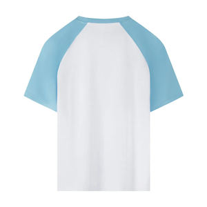 Camisetas de Cuello Redondo para Niños de Algodón Saludable en Colores Combinados, con Logotipo Personalizado, para Niños y Niñas, Ropa Deportiva Escolar - Product Image 6