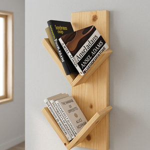 Book <b>Shelves</b> For Study Room Book organized For Study Room Book Wall Holder For Library & office Mango Wood Book <b>Shelves</b> For Wall - Product Image 1