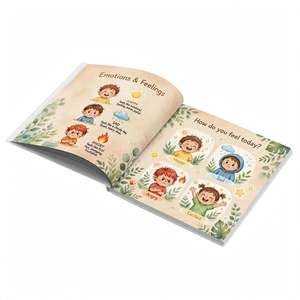 Livres d'histoires pour enfants personnalisés écologiques en couverture rigide couleur pleine page, impression de livres pour enfants - Product Image 3