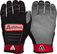 Guantes de Bateo de Béisbol de Cuero Personalizados, Negros, Antideslizantes, con Cierre de Gancho y Bucle, Transpirables, para Softbol, Venta al Por Mayor, Alta Calidad