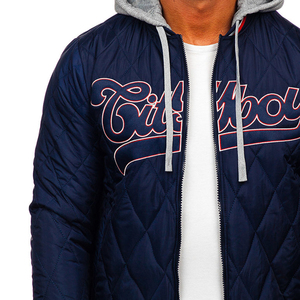 Chaqueta Bomber Impermeable de Primera Calidad para Hombre, para Invierno, con Logotipo y Diseño Personalizados, Chaqueta Bomber de Tela de Lona - Product Image 3