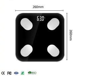 Qc WH01 lớn màu xanh răng LCD hiển thị kỹ thuật số phòng tắm quy mô kỹ thuật số cơ thể chất béo trọng lượng phòng tắm quy mô - Product Image 2