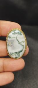 Colgante de ágata natural al por mayor con bisel ranurado para collar, dijes de howlite - Product Image 4