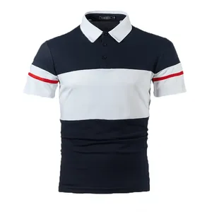 เสื้อโปโลแขนสั้นผู้ชายแบบสั่งทำ ผ้าฝ้าย 100% แฟชั่นสีพื้นเรียบง่าย เสื้อโปโลแขนสั้น - Product Image 6
