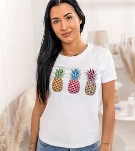 T-shirt décontracté personnalisable de qualité supérieure pour femme, col rond, 100 % coton, imprimé numérique, coupe ajustée, manches courtes, grande taille, respirant - Product Image 1