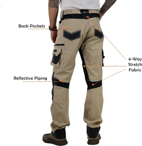 Pantalons de travail de qualité supérieure, coutures renforcées haute résistance, fabricant de vêtements de travail - Product Image 2