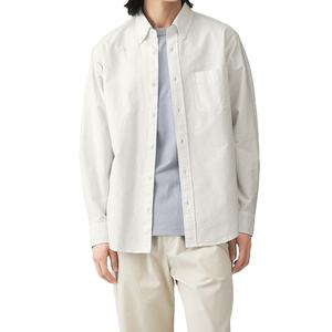 เสื้อเชิ้ตผู้ชายสไตล์ลำลองธุรกิจ ผ้าผสมโพลีเอสเตอร์/คอตตอน ยืดหยุ่น เป็นมิตรกับสิ่งแวดล้อม ระบายอากาศได้ดี แขนยาว มีกระเป๋า สำหรับฤดูร้อน จากบังกลาเทศ - Product Image 2